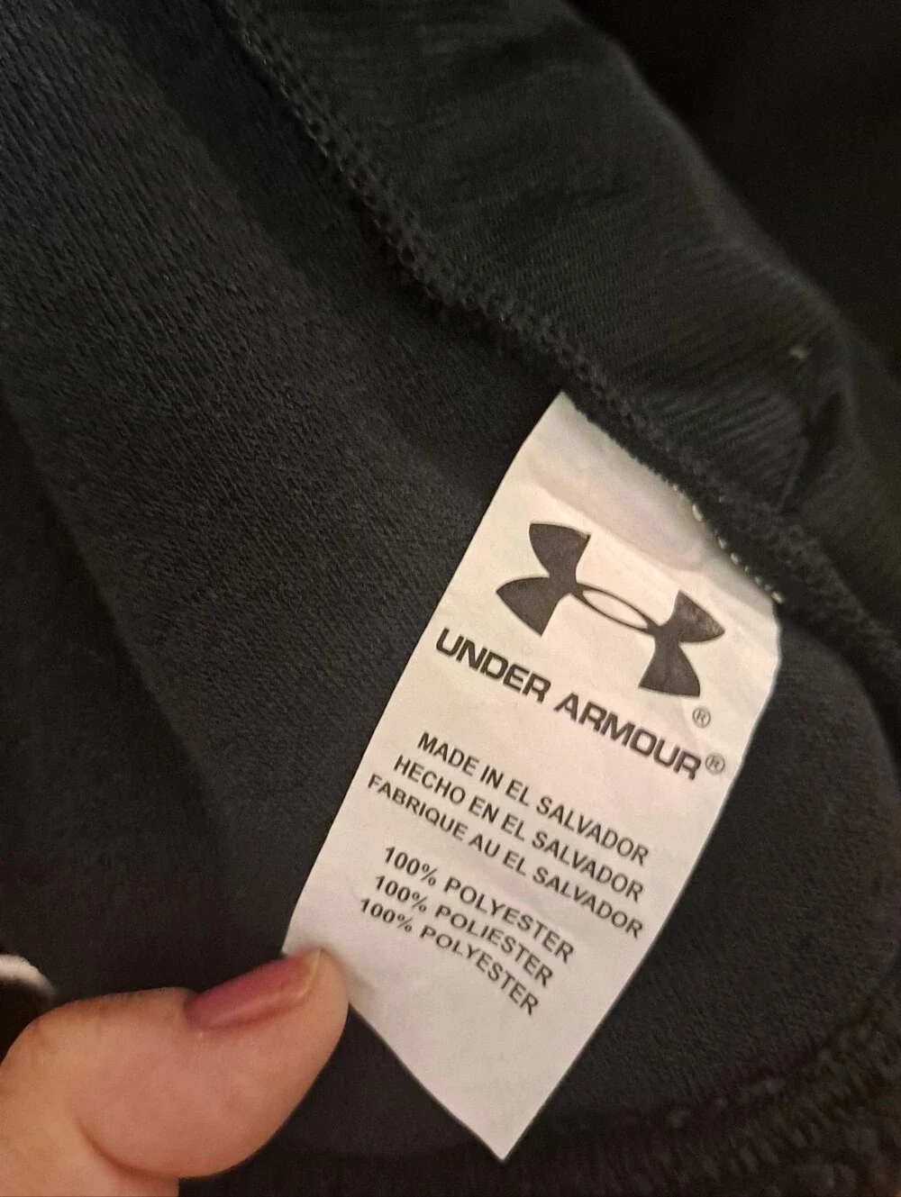 Under Armour Black Sherpa Fleece Vest For Youth Sz YLG